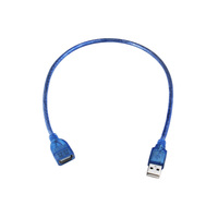 Extensión USB 2,0 USB hembra a macho extensor conector de alta velocidad cable para portátil PC TV Cámara