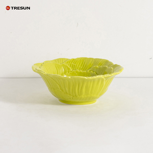 Haute qualité peint à la main en céramique ménage bol vaisselle trois couleurs menthe glaçure jetable tasse assiette pour rassemblements et cadeaux - Product Image 5