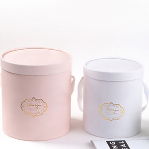 AM-GP001 Ammy toptan katlanabilir kuşe kağıt yuvarlak çiçek kutusu sarılma kova 3-in-1 Set boyutu L/<span class=keywords><strong>M</strong></span>/S gül çiçek ambalaj - Product Image 5