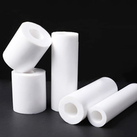 Entretoise en PTFE blanc anti-corrosion à prix d'usine, jeu de rondelles creuses pour joints d'arbre en plastique