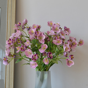 Injoy IJ048 Ramo de Rosas Artificiales de Seda de 15 Cabezas - Decoración Moderna Hecha a Mano para el Hogar y Bodas - Product Image 2