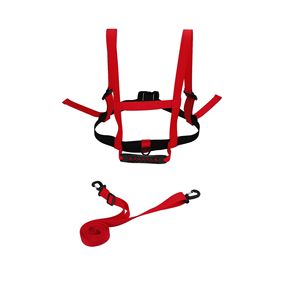 สายรัดนิรภัยสำหรับฝึกสกี ปรับความยาวได้ สายรัดไนลอน หัวเข็มขัดแบบเชื่อมต่อเร็ว ห่วงรูปตัว D อุปกรณ์ป้องกันการตก - Product Image 2