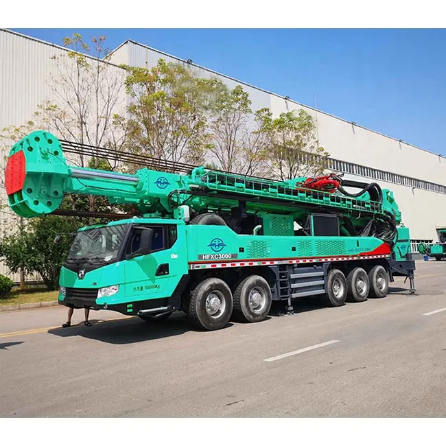 공장 직접 공급 HFXC 시리즈 트럭 장착 유압 300m 3000m 우물 드릴링 리그 광산 기계