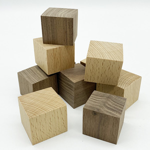 Solid wood DIY small <b>wooden</b> <b>blocks</b>, beech wood children's educational building <b>blocks</b>, black walnut wood square <b>blocks</b> toy, - Product Image 3
