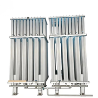Vaporisateur en alliage d'aluminium à processus thermique ambiant pour gaz LOX/LN2/LAr, 1000 Nm3/H, pour station de remplissage de gaz