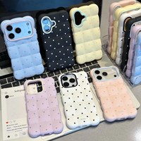 Coque Nuage à Pois Tendance Personnalisable pour iPhone 18 17 Pro Max en Silicone Souple Couverture Intégrale Antichoc Premium