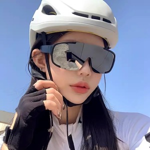 Sport Glasses Full Rim Mirror Polarized UV400 Windproof Cycling Hiking Outdoor Sunglasses <b>Large</b> <b>Frame</b> Unisex - Product Image 2