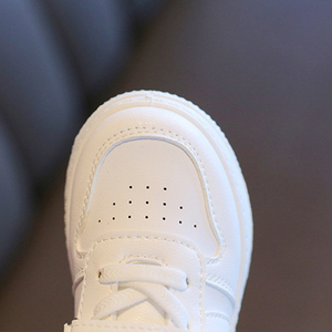 Estate autunno scarpe Unisex per bambini nuove scarpe da ginnastica per ragazzi ragazze dai 6 ai 10 anni stile Casual bianco - Product Image 6