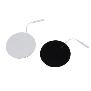 Cuscinetti rotondi riutilizzabili approvati CE da 5cm/7cm di diametro cuscinetti per elettrodi a treccia in tessuto Non tessuto appiccicoso TENS/EMS - Product Image 3