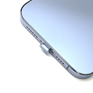 Accesorios de teléfono móvil con tapón antipolvo de Metal de lujo para iPhone 16 <span class=keywords><strong>pro</strong></span> <span class=keywords><strong>Max</strong></span> cubierta de puerto de carga de Metal - Product Image 2