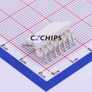 M2545R-07P Wire-to-Board Pin Header Bent Lead Through Hole,P=2.54mm Connector 1x7P 2.54mm Right Angle Insert 7P - Product Image 2