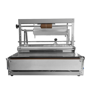 Machine <span class=keywords><strong>d</strong></span>'emballage sous film rétractable électrique économique et efficace, manuelle, pour boîtes de parfum, cosmétiques, cadeaux, boissons, scellage thermique - Product Image 2