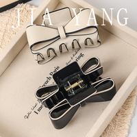 Pince à cheveux minimaliste en acétate JIAYANG, nouvelle collection, pince à cheveux de qualité supérieure pour chignon, accessoire capillaire élégant