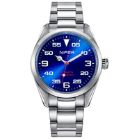 Klassische mechanische Uhr, präzises Automatikwerk, leuchtende Armbanduhr, langlebiges Edelstahlgehäuse, bequem für den Alltag