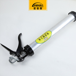 Anbaolu <b>Caulking</b> <b>Gun</b> 600ml Manual Aluminum Alloy Industrial Grade Smooth Rod Plunger - Product Image 5