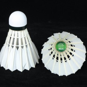 <span class=keywords><strong>Saier</strong></span> M6 Volant de badminton en plumes d'oie de qualité supérieure, liège composite, pour usage professionnel en tournoi, vol stable, vitesse 77, 12 - Product Image 4