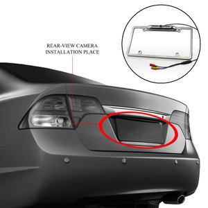 Camera lùi ô tô gắn khung biển số, góc quay 170 độ, tích hợp đèn chiếu sáng ban đêm 8 đèn hồng ngoại, dùng được cho tất cả các loại xe - Product Image 6