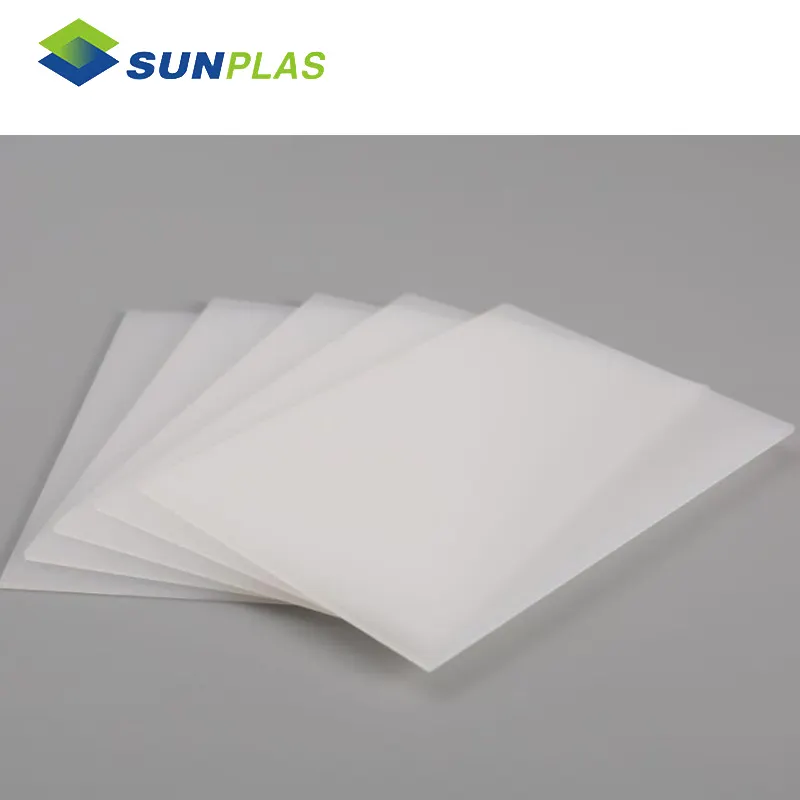 Sunplas 1mm 2mm 4x8 Blatt Kunststoff LED Panel Decken leuchte PS Diffusor Blatt für LED-Beleuchtung