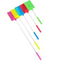 Raquette anti-moustiques télescopique portable avec manche extensible, outil ménager en métal et plastique pour éliminer les moustiques et les mouches