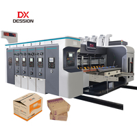 Nueva Máquina de Impresión, Ranurado y Troquelado Automática de Alta Velocidad de 4 Colores, Dession DX0922, Tamaño Máximo de Hoja 900x2200mm, Cartón 1