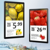 Etiqueta Electrónica para Estantes con Pantalla Dual de 10.1 Pulgadas, ESL IP65, Etiquetas de Precio Digitales, Actualización Remota de Contenido por WIFI y BT para Supermercados