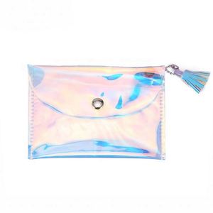 Elegante Monedero de PVC Holográfico para Mujer, Monedero Transparente Láser Portátil para Chicas - Product Image 6