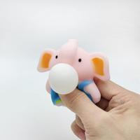 Éléphant à bulles de décompression avec musique - Jouet à bulles créatif et mignon pour enfants, qui peut cracher des bulles