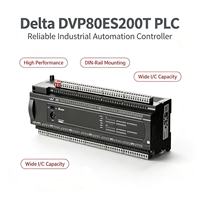 Controlador de Automatización Industrial Delta DVP80ES200T PLC, 80 Puntos de E/S, 240V DC, Comunicación RS485