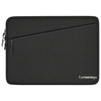 Housse d'ordinateur portable élégante et portable en polyester pour hommes et femmes, grand sacoche d'affaires avec poignée