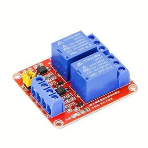 Módulo de Accionamiento PLC con Activación por Nivel Alto y Bajo, Placa de Control de Relé de 5V 12V 24V, Módulo de Relé Electromagnético de 2 Canales - Product Image 1