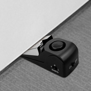 Fermaporta allarme suono sicuro ladro deterrente antifurto copertura in acciaio inossidabile Base in gomma autodifesa difesa migliore qualità - Product Image 2