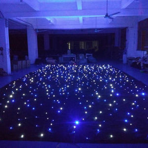 ม่านฉากหลังไฟ Led รูปดาว,สำหรับตกแต่งเวทีงานแต่งงานม่านไฟ LED แสงดาวสีฟ้าและสีขาว - Product Image 2