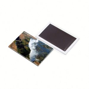 Refrigerator Decor Custom Magnet Supplies 3*2Inch Mm Victoria Falls Zimbabwe Souvenir Tin-Plate-Magnet - Product Image 1