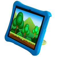 Tablette éducative Android 10 pouces MTK6737 pas chère avec étui EVA, 3 Go 32 Go, pour jeux et apprentissage des enfants