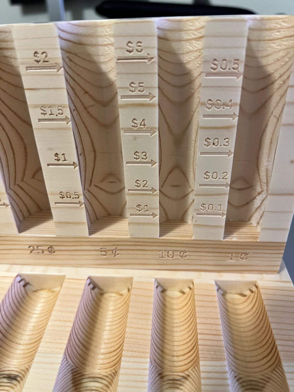 木制硬币分拣机和柜台大容量存储多达460枚硬币独特的存钱罐，带5个隔间| Alibaba.com