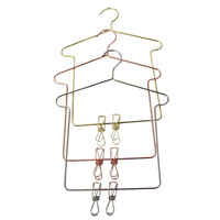 Maison de poupée BJD Doll New Product Set 117MM-3 Split Hanger Union Hanger Union Clothes Bracket Metal Clip Hanger