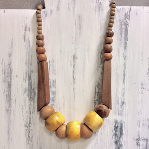 Collar de madera rústica para moda minimalista-Cajas de artesanías de madera hechas a mano Carteles de pared - Product Image 1