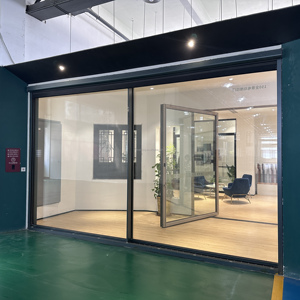 Thiết kế tối giản nhiệm vụ nặng nề cửa trượt Nhà Bên ngoài Patio cửa nhôm đẹp ban công trượt cửa kính - Product Image 4