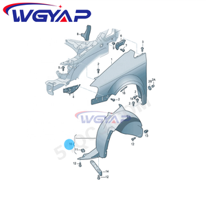 WGYAP OEM 1T0 805 911 N Nuevo Reemplazo <span class=keywords><strong>de</strong></span> Arco Interior y Forro <span class=keywords><strong>de</strong></span> Guardabarros para <span class=keywords><strong>IBIZA</strong></span> ST 2012-2016, 1 Año <span class=keywords><strong>de</strong></span> Garantía, 6j - Product Image 3
