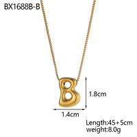 Collier Chaîne Maille Forçat Plaquée Or 18 Carats en Acier Inoxydable 2025, Vente Chaude, Hypoallergénique, avec Pendentif Alphabet 26 Lettres, Bijou Tendance pour Femme