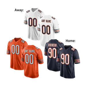 เสื้อเจอร์ซีย์ฟุตบอลอเมริกันเสื้อกีฬาเสื้อพิมพ์ลายเสื้อทีมชิคาโก nfling เสื้อกีฬาสำหรับผู้เล่นทุกคน - Product Image 1