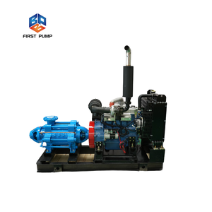 Bomba Centrífuga de Agua Trifásica Horizontal de Alta Presión (600m) Multietapa con Motor Diésel - Product Image 2