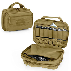 Nieuwe design simpele polyester tactische draagtas voor heren, computerhoes met 8 vakken voor mags, afsluitbare rits - Product Image 1