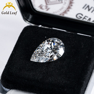Eccellente diamante sintetico IGI Report 1CT 2CT D se colore pera taglio CVD diamanti coltivati in laboratorio per la creazione di gioielli - Product Image 3