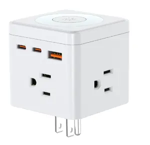 שקע קיר חשמל רגיל usb קיר רכוב קיר חשמלי עם אור USB בלילה