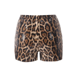 Nuevos Shorts de Verano para Mujer, Cintura Elástica, Adornos de Cuentas de Plástico, Estampado de Leopardo y Serpiente, Corte Ajustado, Estilo <span class=keywords><strong>Nikka</strong></span> - Product Image 4