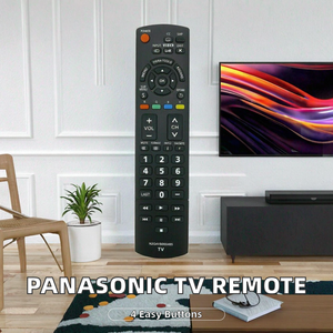 N2QAYB000485 รหัสคงที่ 4 ปุ่มแทนที่รีโมทคอนโทรลพอดีกับพานาโซนิค 32"~ 85"แอลอีดี แอลซีดี พลาสมา วีเอร่าทีวีรุ่น - Product Image 2