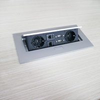 Prise de courant escamotable JIAXIN 220-240V pour plan de travail de cuisine, armoire, table, 12A