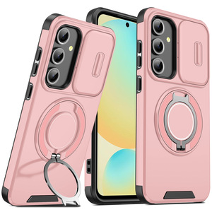 La funda magnética para teléfono cuenta con un soporte deslizante para la lente y es resistente a golpes, compatible con Samsung, Vivo, <span class=keywords><strong>Motorola</strong></span> y Google. - Product Image 4