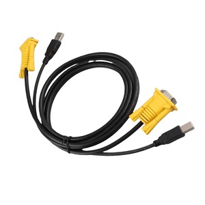 Кабель KVM <span class=keywords><strong>VGA</strong></span> 15PIN USB2.0 (штекер-штекер) для монитора компьютера, телевизора, удлинительный кабель-адаптер, медный сердечник, 1.5м, 3м, 5м - Product Image 5